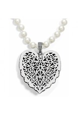 Brighton Brighton JL2652 Mumtaz  Pearl Heart Necklace