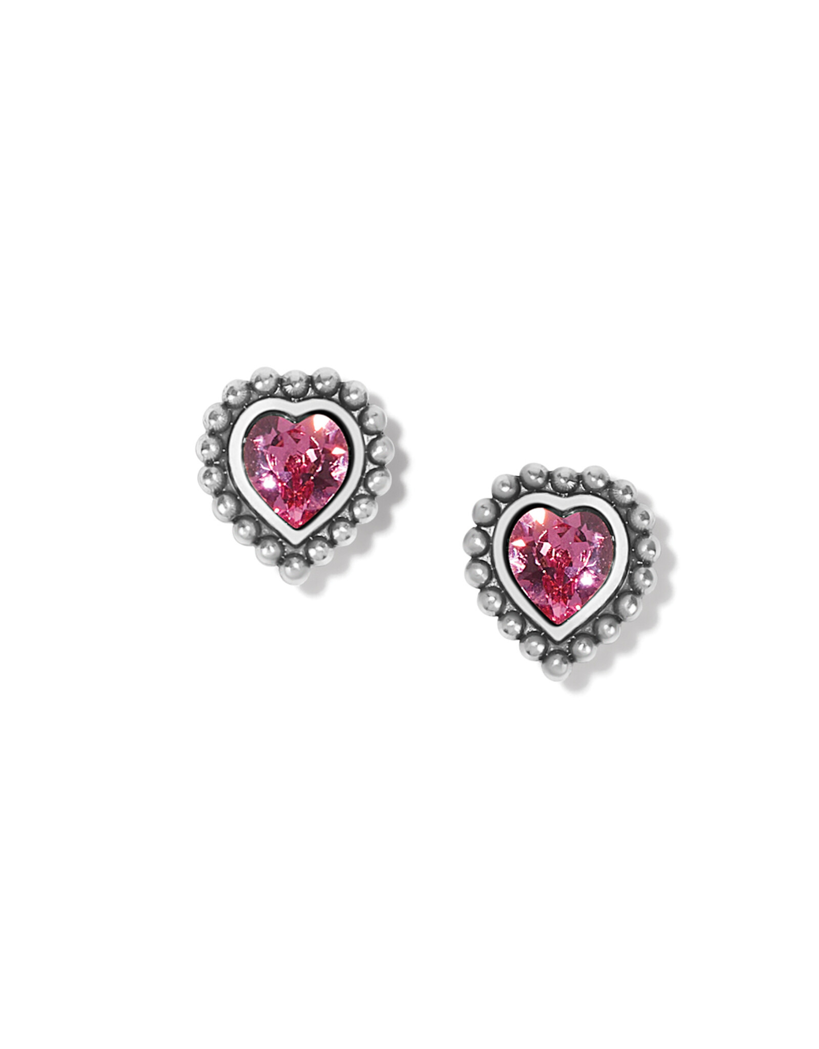 Brighton Brighton J22401 Shimmer Heart Mini Post Earring Pink