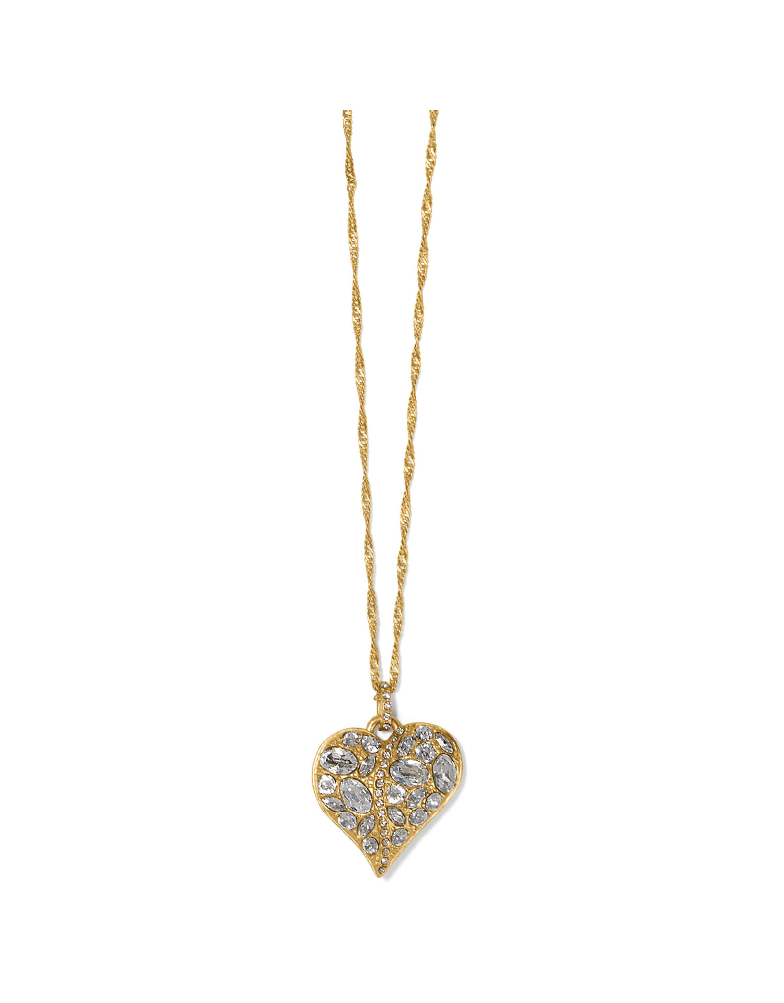 Brighton Brighton JM7490 Trust Your Journey Gold Heart Necklace