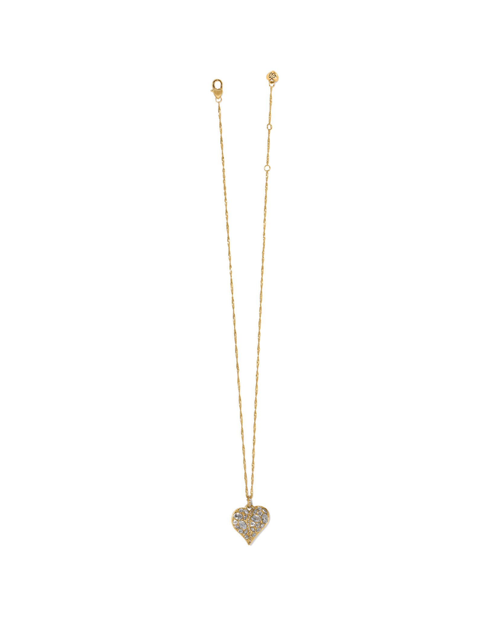 Brighton Brighton JM7490 Trust Your Journey Gold Heart Necklace