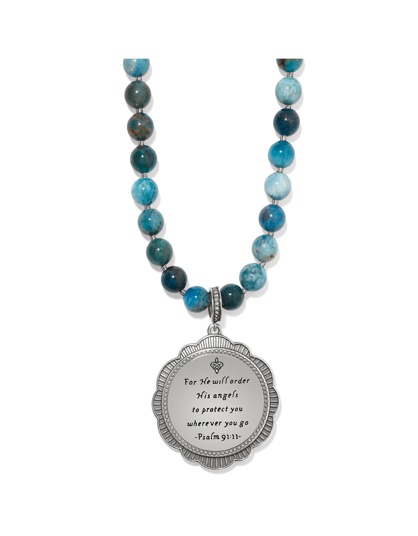 Brighton Brighton JM7503 Protection Angel Medallion Necklace