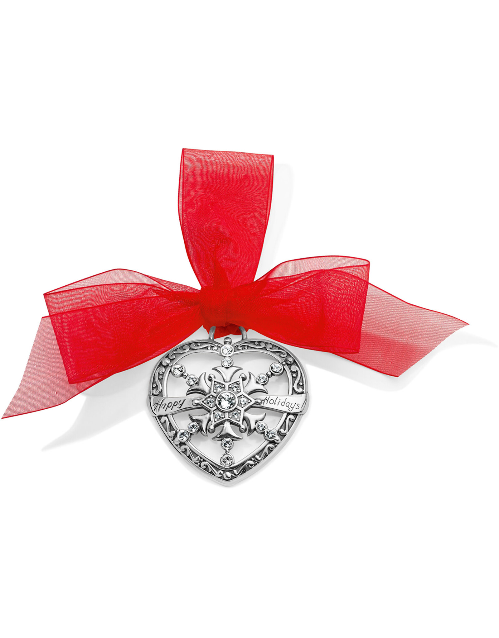 Brighton Brighton G70830 Heart Snowflake Christmas Ornament