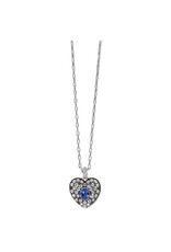 Brighton Brighton JM7478 Adela Heart Blue Mini Necklace