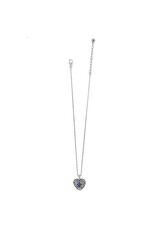 Brighton Brighton JM7478 Adela Heart Blue Mini Necklace