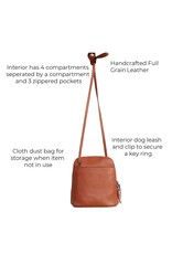 Latico Latico 2522 Lilly Zipper Bag Cognac