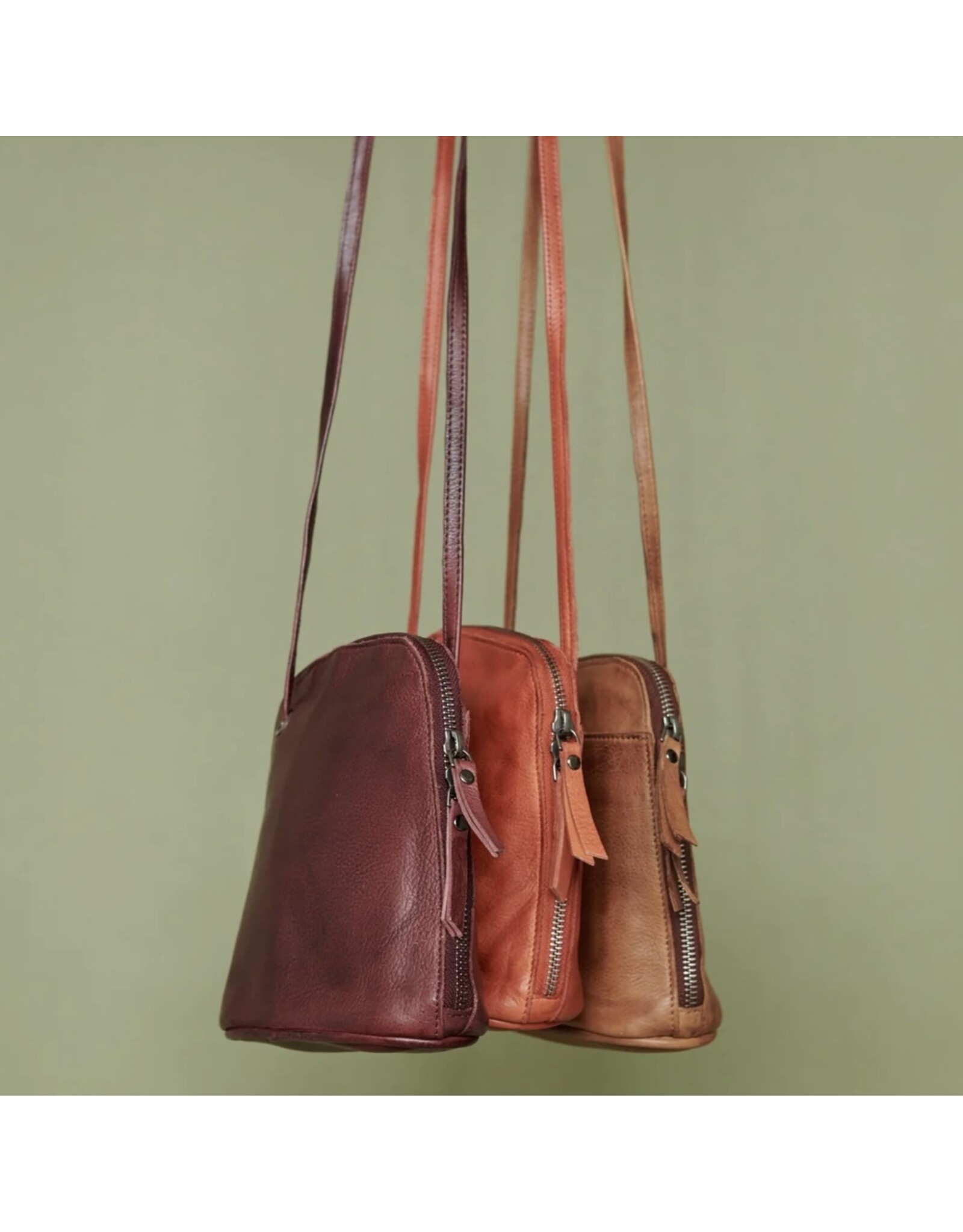 Latico Latico 2522 Lilly Zipper Bag Cognac