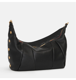 Hammitt Hammitt Morgan Black Brushed Gold Red Zipper 16454