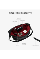 Hammitt Hammitt Morgan Black Brushed Gold Red Zipper 16454