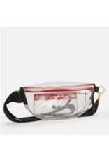 Hammitt Hammitt  Charles Crossbody Clear Gold Red Zipper 17348
