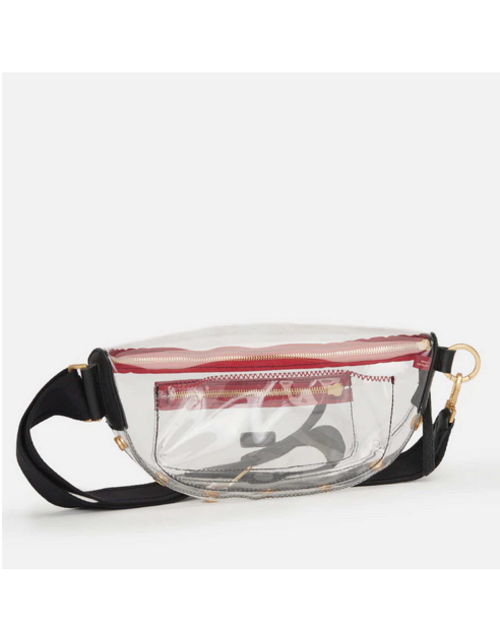 Hammitt Hammitt  Charles Crossbody Clear Gold Red Zipper 17348