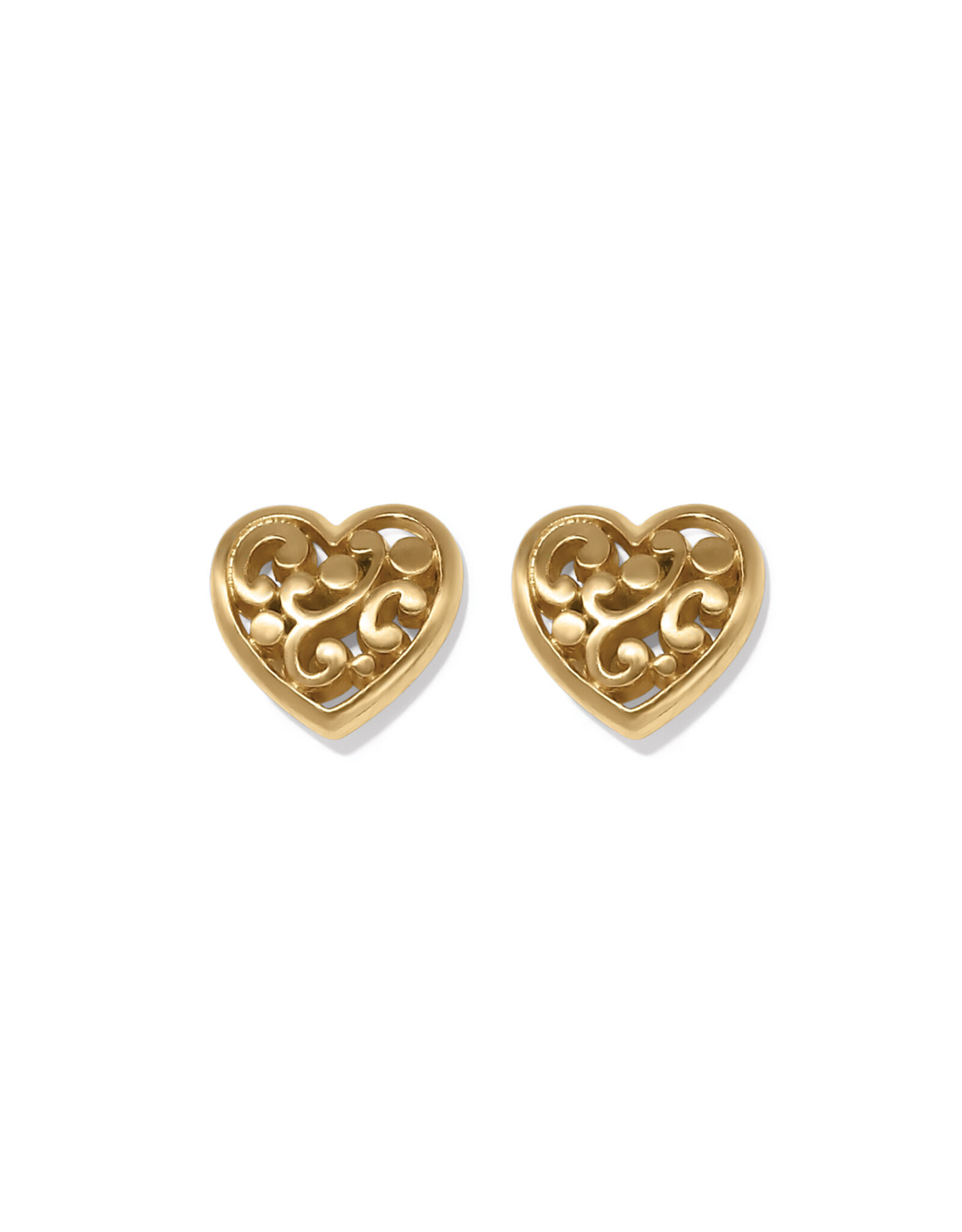 Brighton Brighton JA9948 Contempo Heart Gold Post Earring