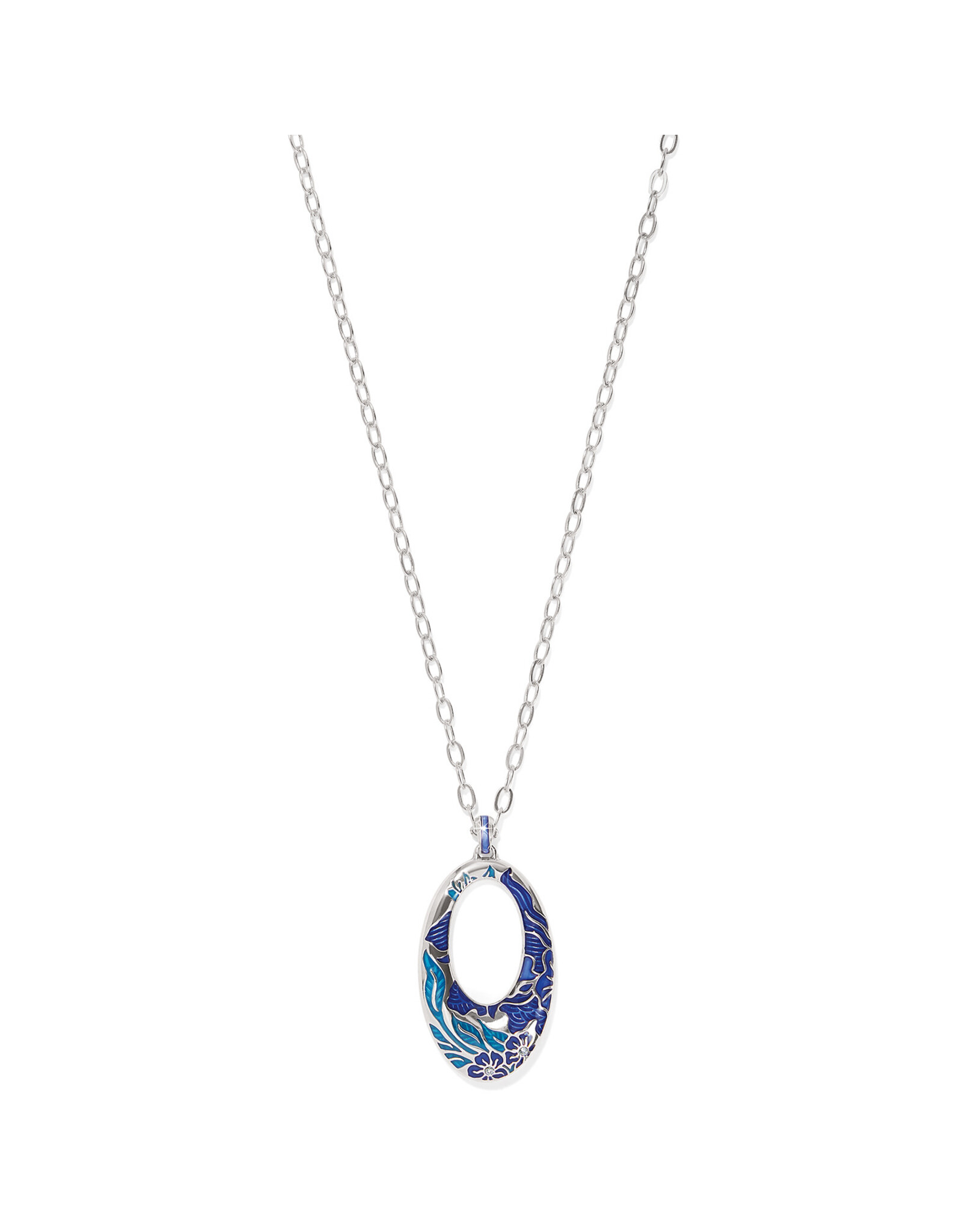 Brighton Brighton JM7516 Terra Blue Hoop Necklace