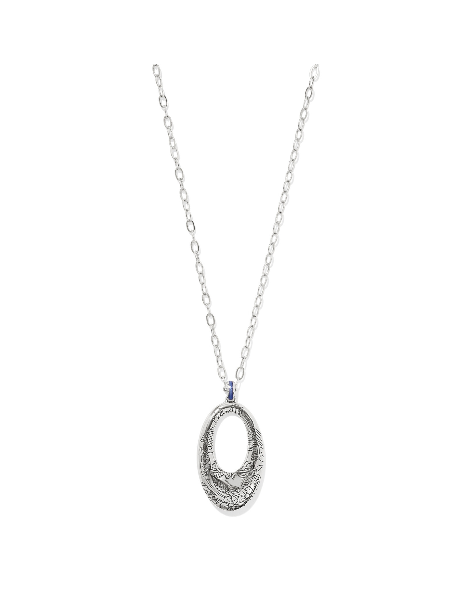Brighton Brighton JM7516 Terra Blue Hoop Necklace