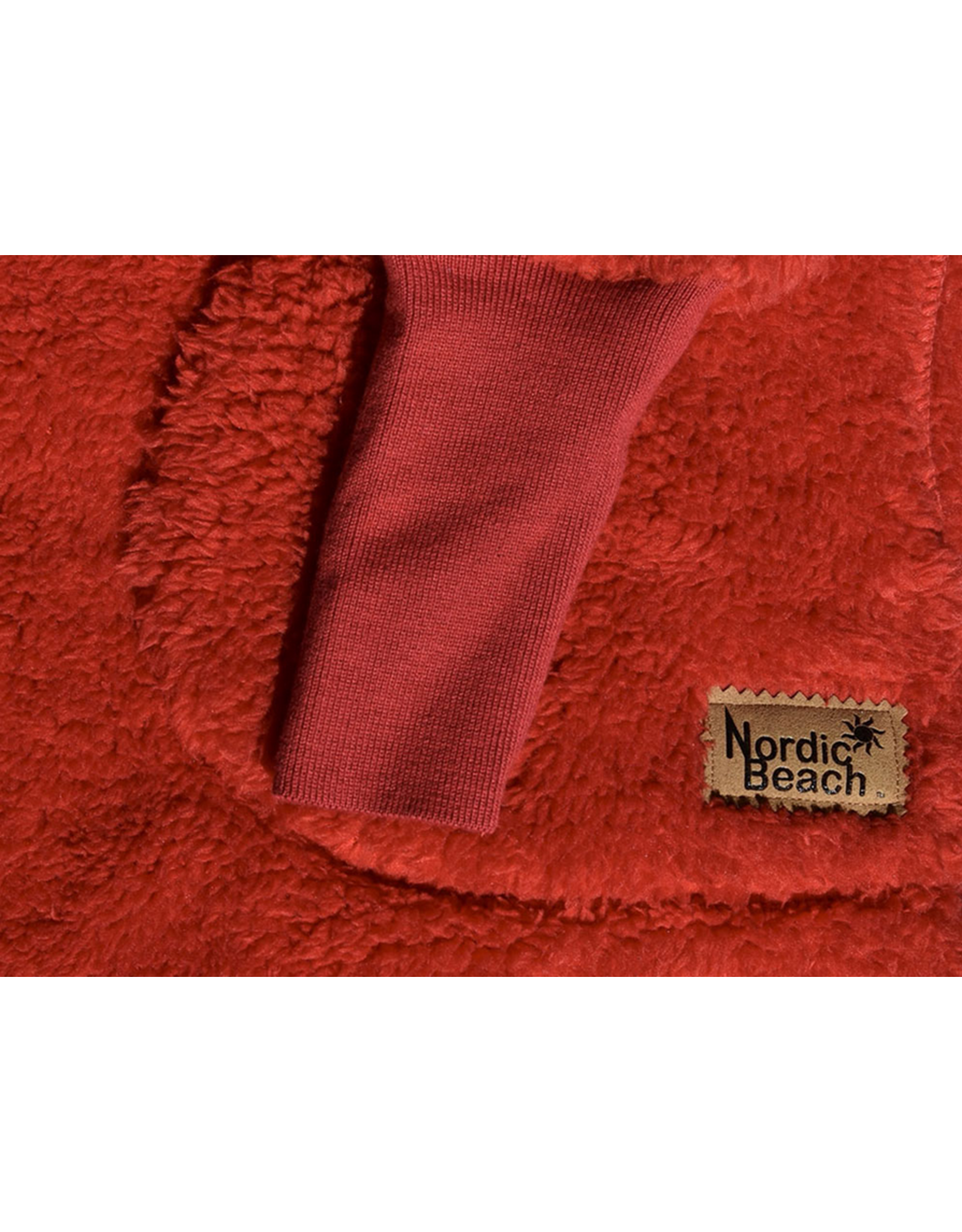 Nordic Beach Nordic Beach NB-CA Candy Apple Red Hooded Cozy Jacket