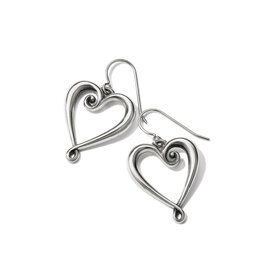 Brighton Brighton JA1590 Whimsical Heart French Wire Earrings