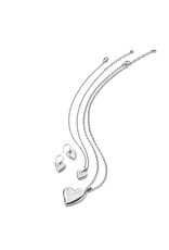 Brighton Brighton JA9943 Cascade Heart Reversible French Wire Earrings