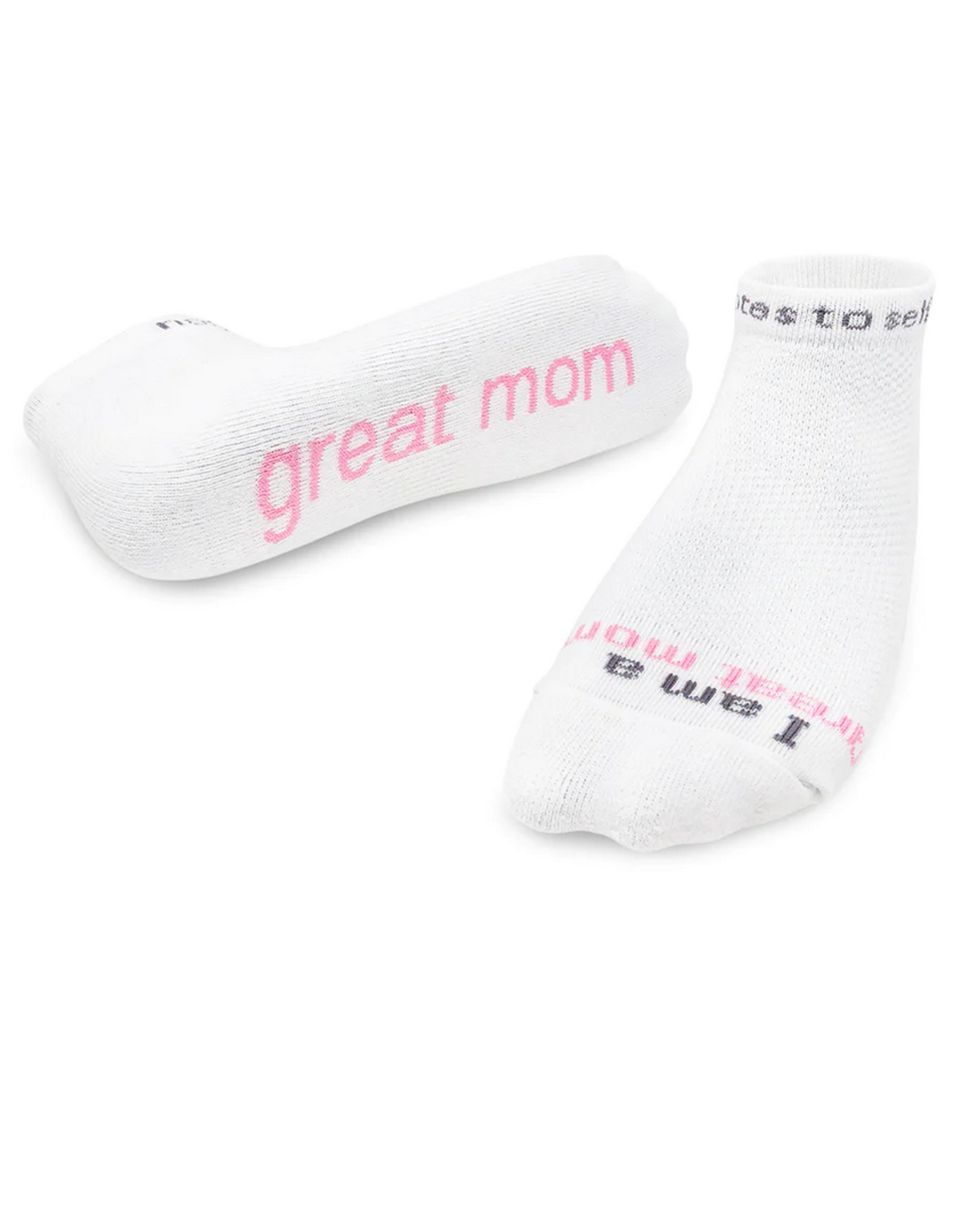 notes to self Notes Great Mom Low Cut Socks