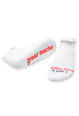 notes to self Notes to Self  TEACHER 'I am a great teacher' Low-Cut Socks