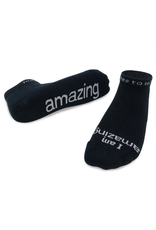 notes to self Notes to Self AMAZING 'I am amazing' Low-Cut Socks
