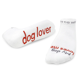 notes to self Notes to Self DOG 'My Dog Loves Me' Low-Cut Socks