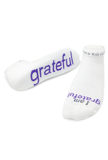 notes to self Notes to Self GRATEFUL 'I am grateful' Low-Cut Socks