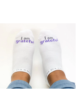 notes to self Notes to Self GRATEFUL 'I am grateful' Low-Cut Socks