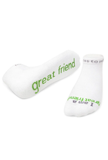notes to self Notes to Self GREAT FRIEND 'I am a great friend' Low-Cut Socks