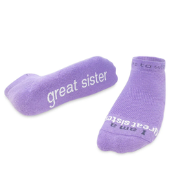 notes to self Notes to Self GREAT SISTER 'I am a great sister' Low-Cut Socks