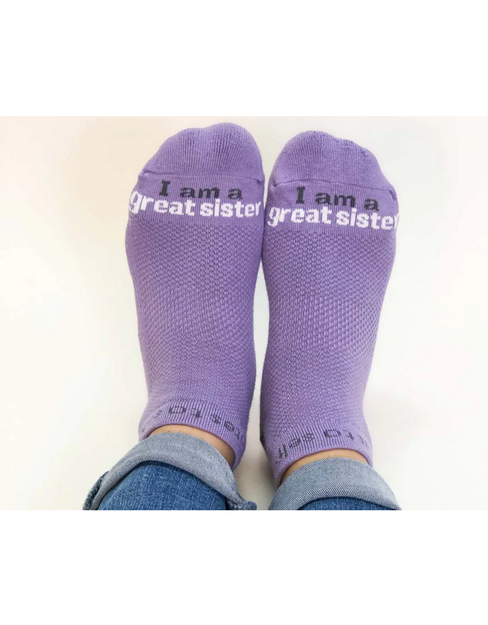 notes to self Notes to Self GREAT SISTER 'I am a great sister' Low-Cut Socks