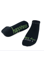 notes to self Notes to Self Happiness “I love my life” Low cut socks