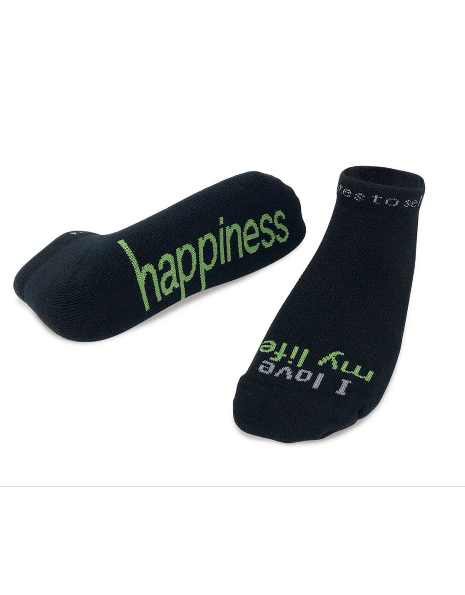 notes to self Notes to Self Happiness “I love my life” Low cut socks