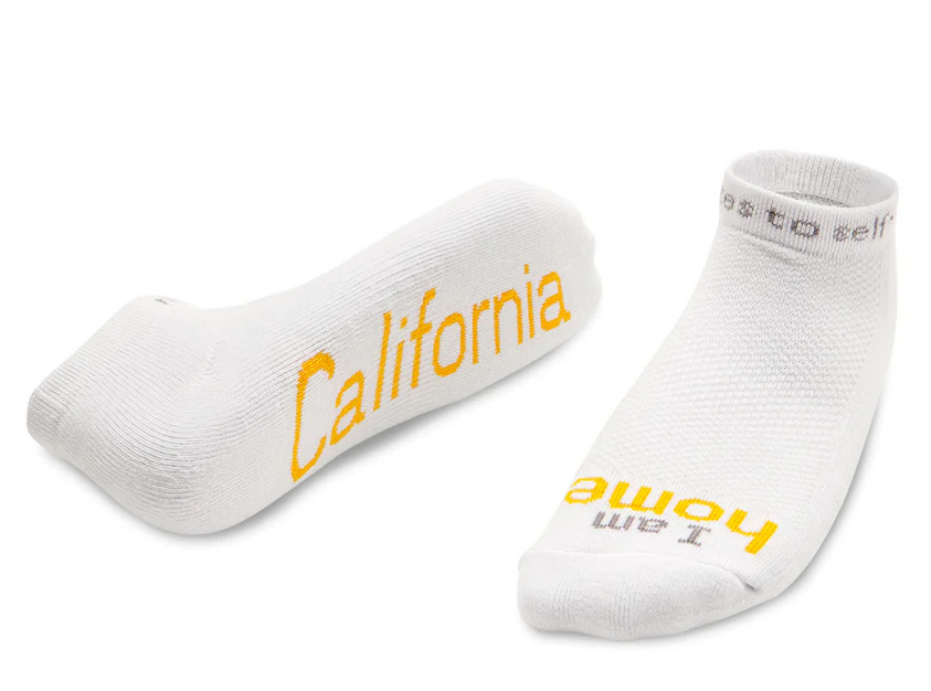 Notes to Self HOME 'California' Low-Cut Socks - The Mercantile at Springdale