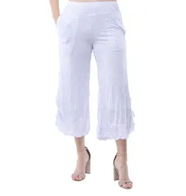 Carine Carine YC13100 White Crop Pants