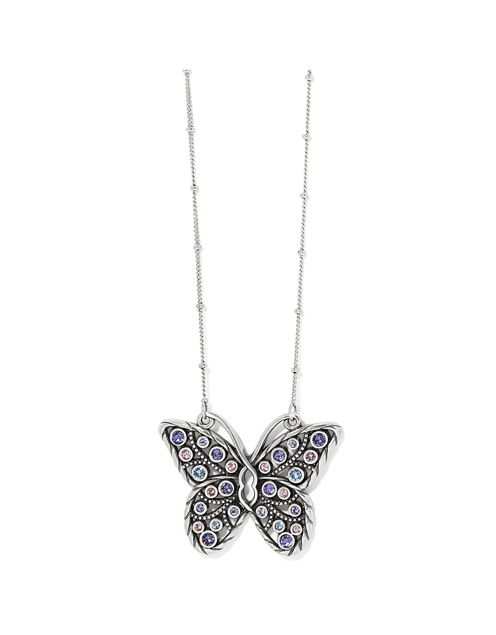Brighton Brighton JM7564 Halo Gems Monarch Butterfly Necklace
