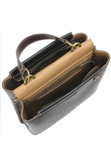 Chala Chala M848TU6 Charming Satchel Black with Turtle Key