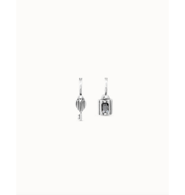 Uno de 50 Uno PEN0884GRSMTL0U Magic Key Earrings