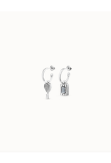 Uno de 50 Uno PEN0884GRSMTL0U Magic Key Earrings