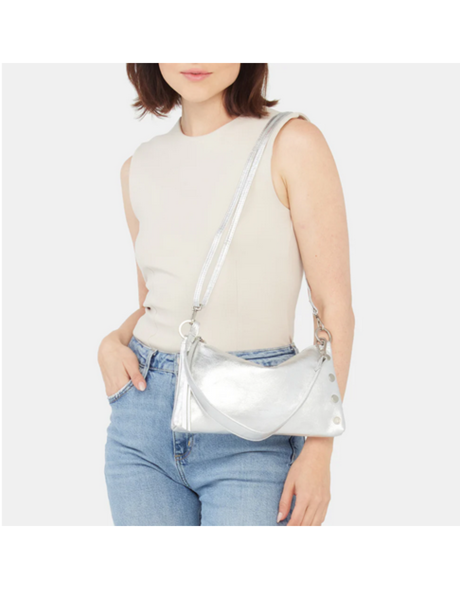 Hammitt Hammitt Kyle Sidewalk Silver Handbag 17794