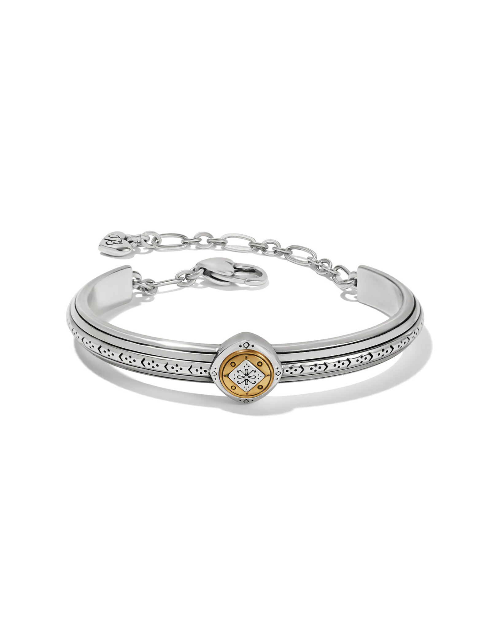 Brighton Brighton JF0145 Mosaic TwoTone Bar Bracelet