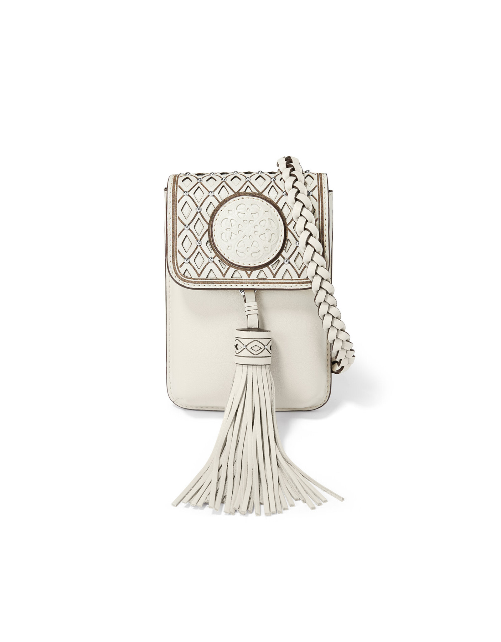 Brighton Brighton E55462 White La Bellezza Phone Organizer
