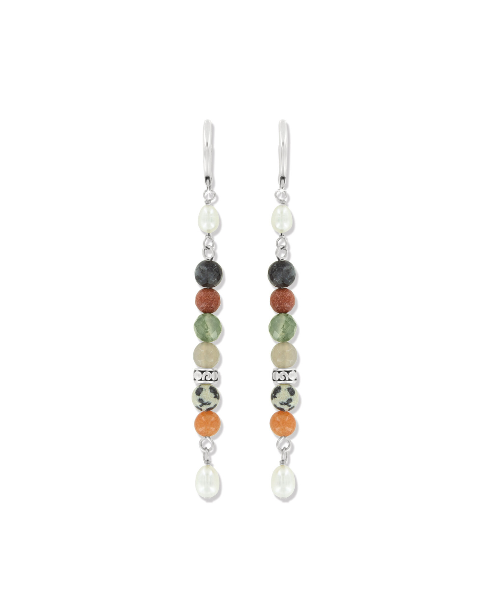 Brighton Brighton JA9931 Contempo Desert Pearl Leverback Earrings