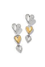 Brighton Brighton JA0020 Cascade Heart Trio Post Drop Earrings