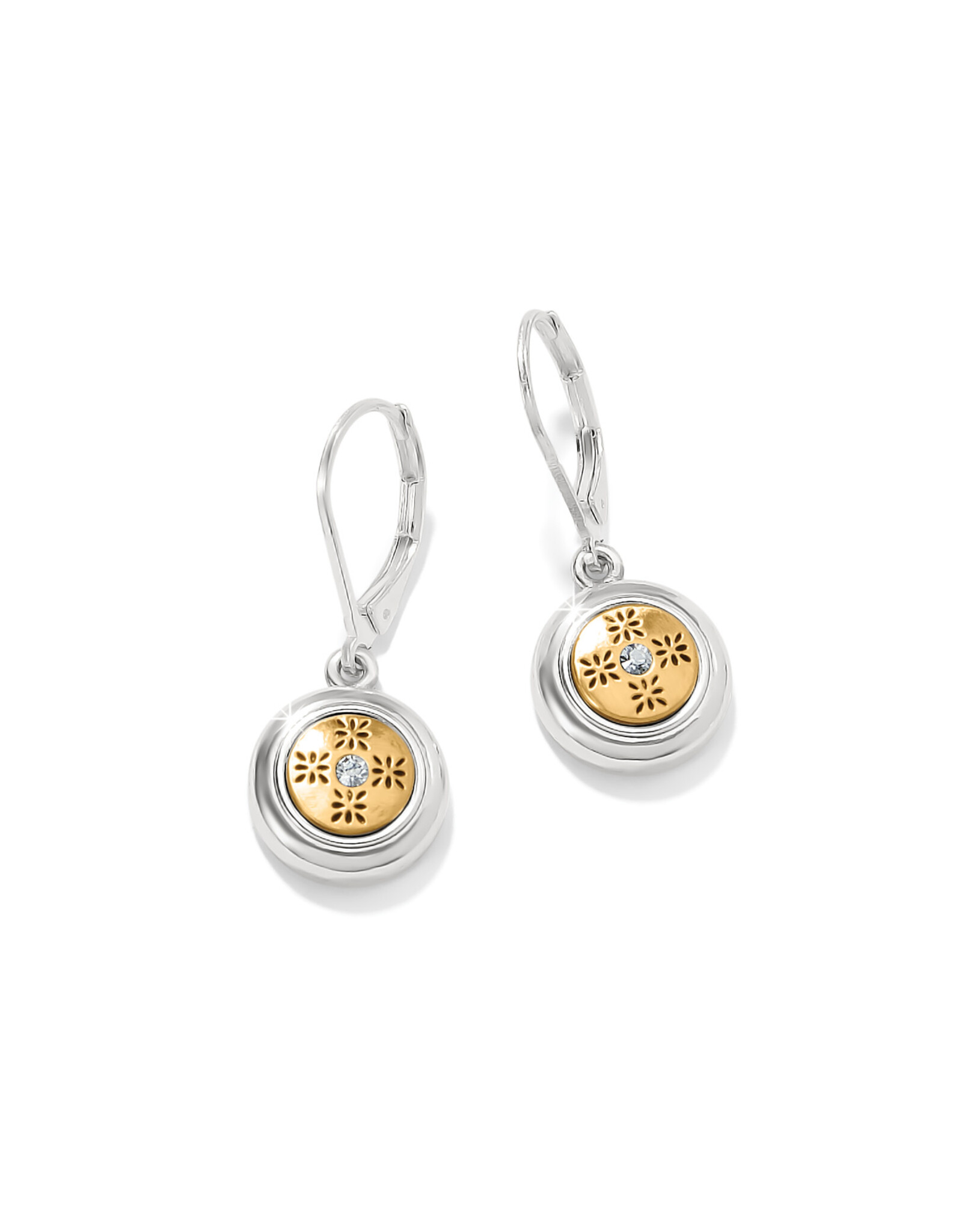 Brighton Brighton JA0024 Mosaic Round Mini Leverback Earrings