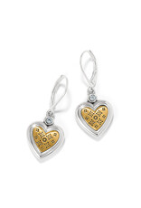Brighton Brighton JA0025 Mosaic Heart Leverback Earrings