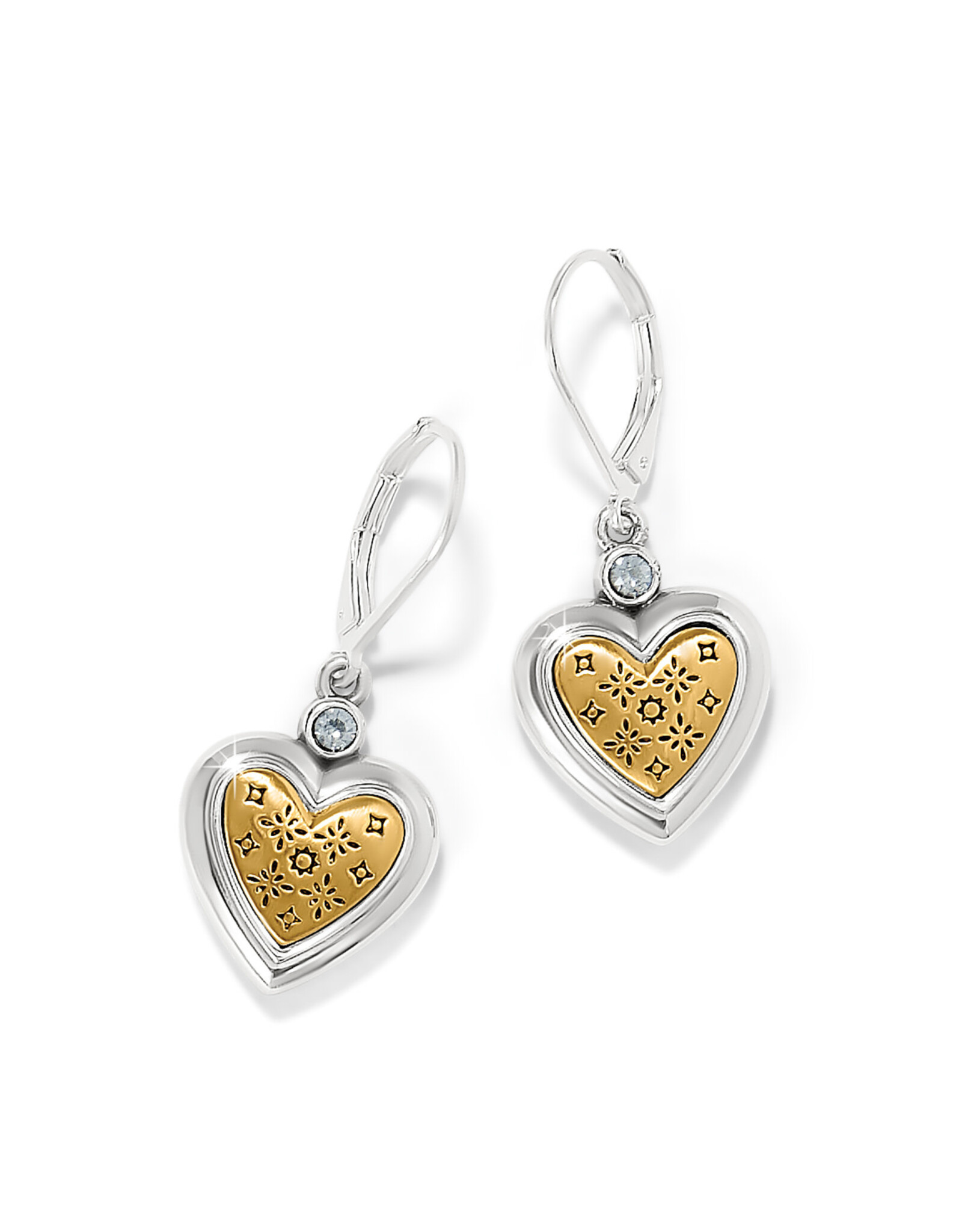 Brighton Brighton JA0025 Mosaic Heart Leverback Earrings