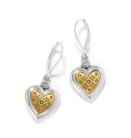 Brighton Brighton JA0025 Mosaic Heart Leverback Earrings