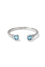 Brighton Brighton JF0222 Meridian Aurora Petite Hinged Bangle Aqua