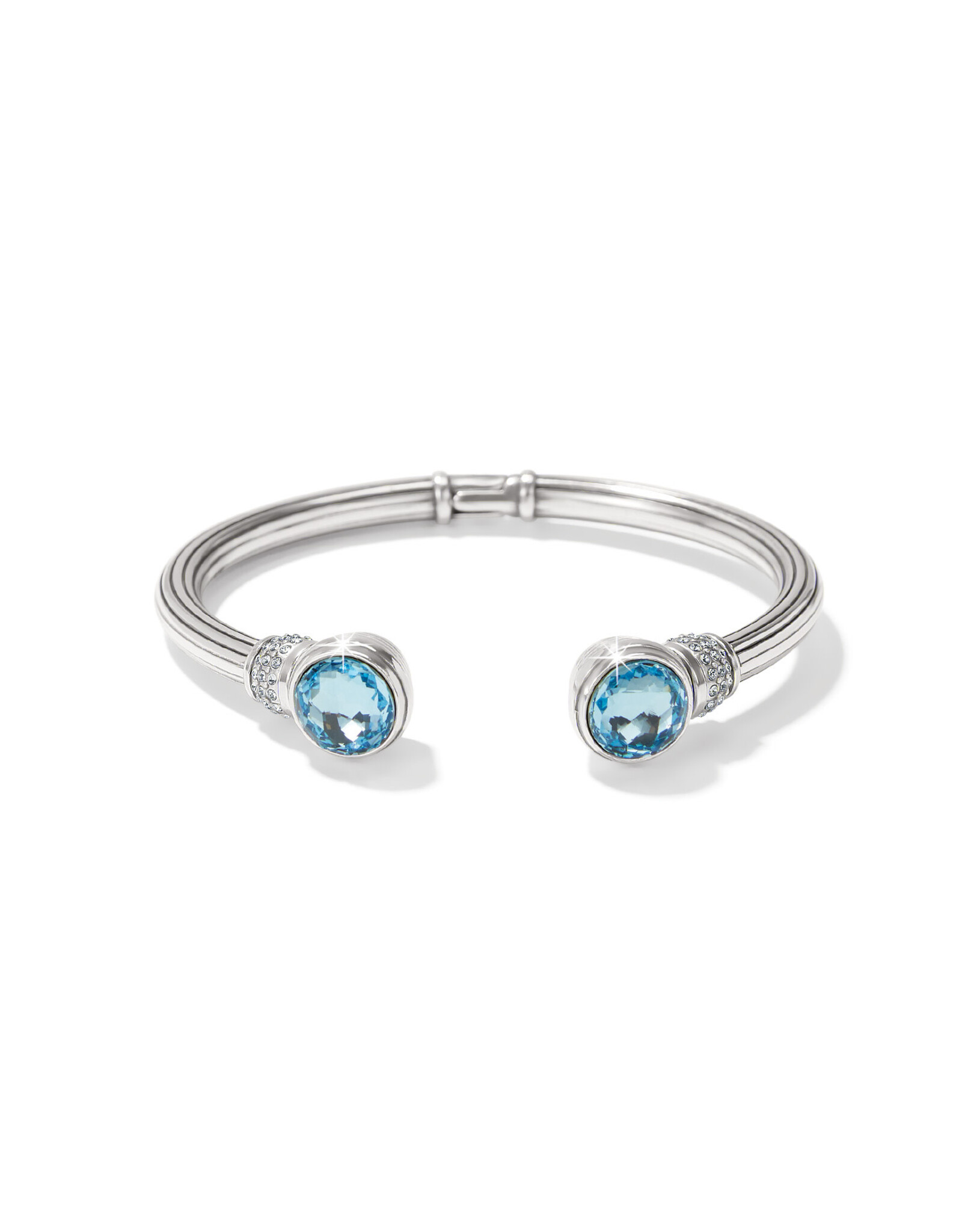 Brighton Brighton JF0222 Meridian Aurora Petite Hinged Bangle Aqua