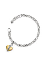 Brighton Brighton JF0228 Precious Heart Two Tone Bracelet