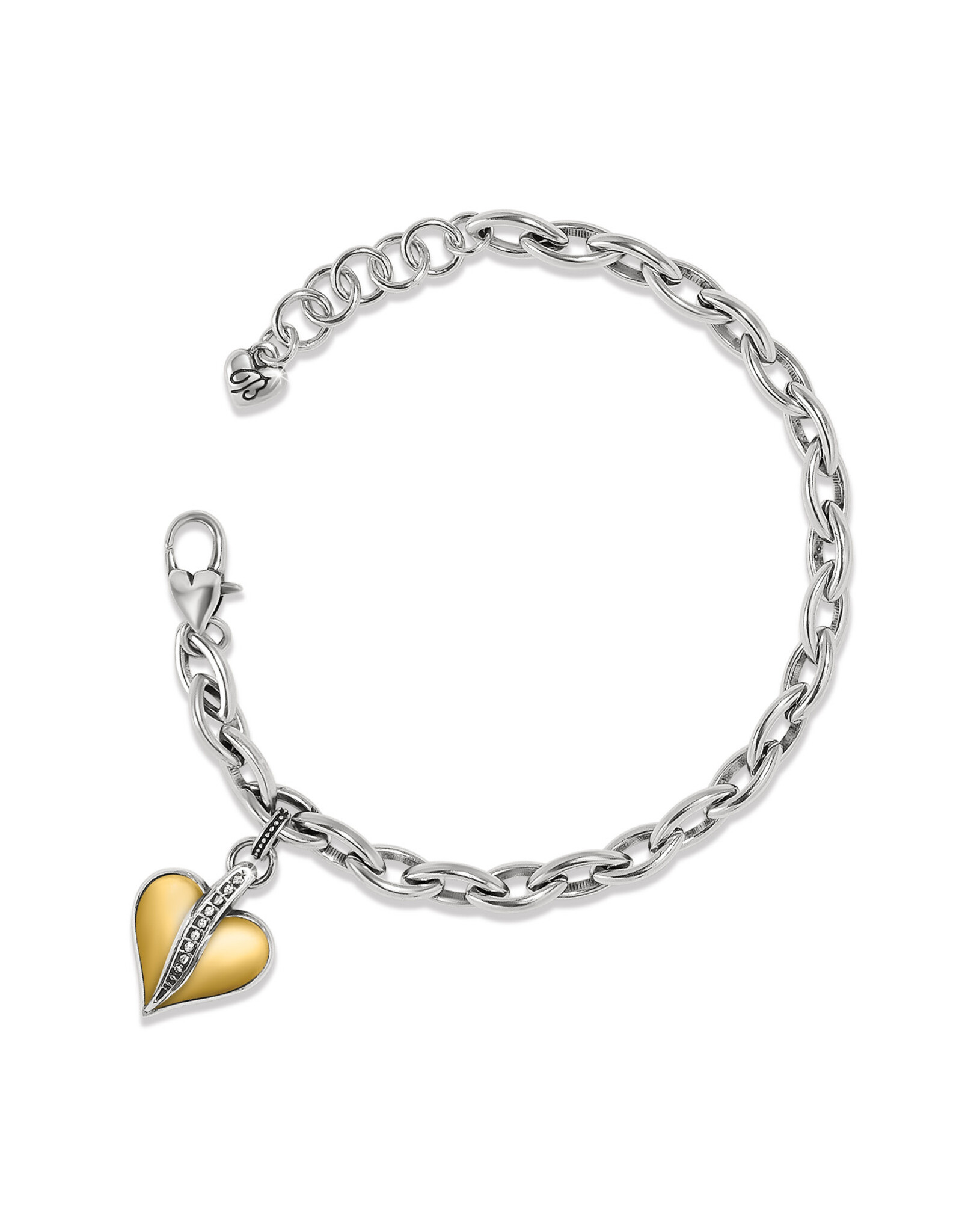 Brighton Brighton JF0228 Precious Heart Two Tone Bracelet